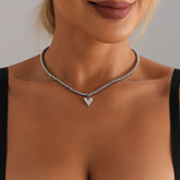 Steel My Heart Necklace - Front View