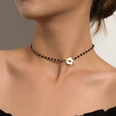 Midnight Bloom Necklace - Front View