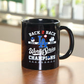 Los Angeles Dodgers Back-to-Back Champions Mug – World Series Ceramic Coffee Cup, Fan Collectible Gift