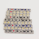 Seattle Seahawks Italian Charm Bracelet – Personalized Fan Gift for for Birthdays, Holidays & Game Day