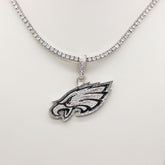 Philadelphia Eagles Zircon Pendant Necklace – Perfect Fan Gift for Game Day & Holidays