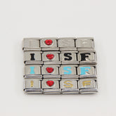 San Francisco 49ers Italian Charm Bracelet – Sports Fan Gift for Holiday, Birthday & Game Day