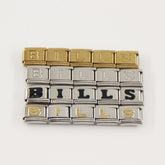 Buffalo Bills Italian Charm Bracelet – Perfect Fan Gift for Birthday, Christmas, Valentine’s Day & Game Day