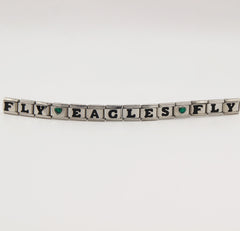 GO BIRDS  Italian Charm Bracelet -Game Day & Special Gift for Eagles Fans