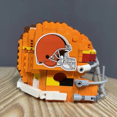 3D Football Team Logo Helmet Construction Building Blocks –  Perfect Christmas & Holiday Gift