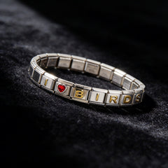 GO BIRDS  Italian Charm Bracelet -Game Day & Special Gift for Eagles Fans