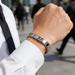 Football Team Logo Italian Charm Bracelet – Custom Gifts for Fans