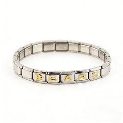 Chicago Bears Italian Charm Bracelet – Perfect Valentine’s Day, Holiday & Any Occasion Gift for Fans