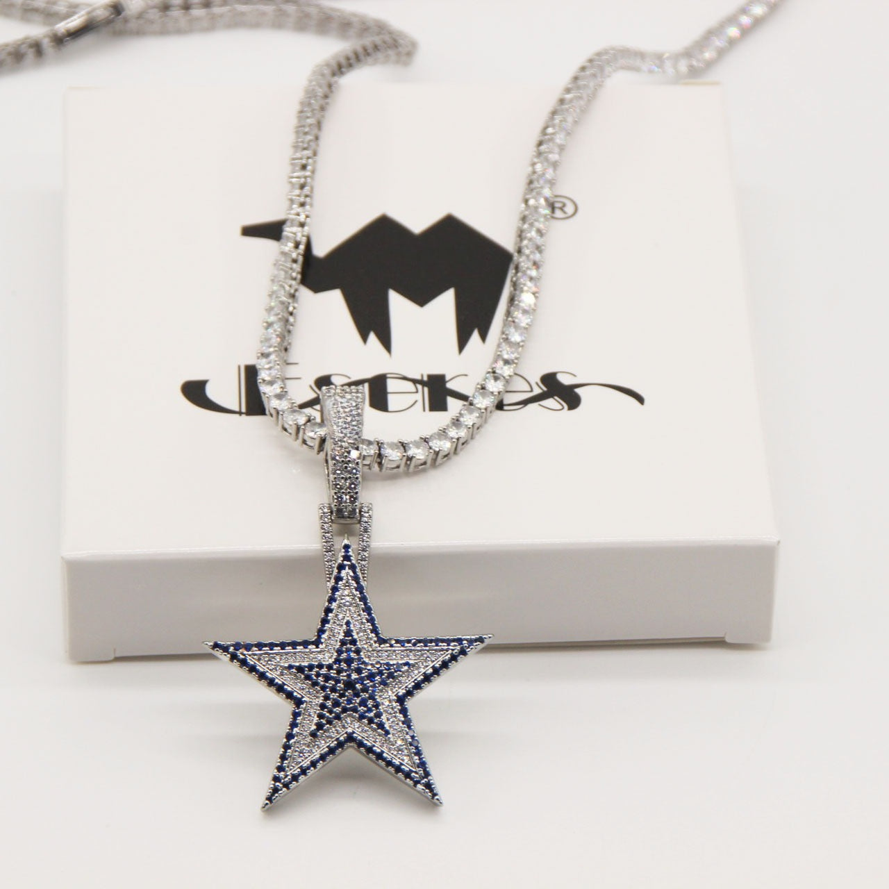 Dallas Cowboys Zircon Star Necklace - Image 13