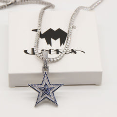 Dallas Cowboys Zircon Star Necklace - Image 13
