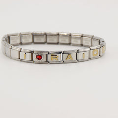 Las Vegas Raiders Italian Charm Bracelet – Fan Gift for  Birthday,Holiday & Valentine’s Day Gift