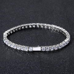 Bling Solitaire Zircon Tennis Bracelet