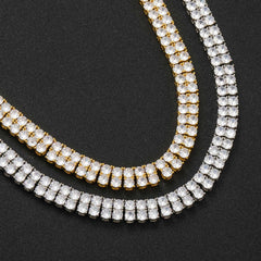 5MM Iced Out Double Row Tennis Bracelet