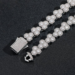 10MM Iced Out Geometric Tennis Bracelets