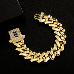 18mm Bold Hip Hop Cuban Bracelet