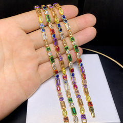 Rainbow Zirconia Bracelet