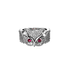 Iced Out Owl Ring