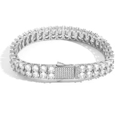 5MM Iced Out Double Row Tennis Bracelet