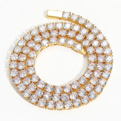 Iced Out 3MM/4MM/5MM Tennis Chain