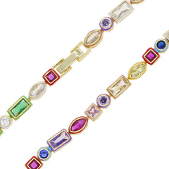 Rainbow Zirconia Bracelet