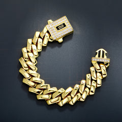 18mm Bold Hip Hop Cuban Bracelet