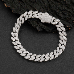 10MM Bling Zircon Cuban Bracelet