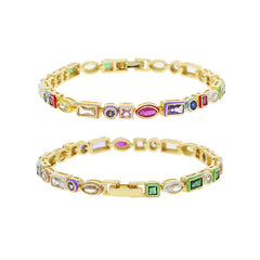 Rainbow Zirconia Bracelet