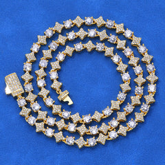 S925 Silver Moissanite Star Necklace
