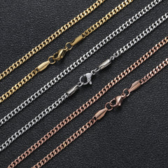 3mm Stainless Steel Cuban Chain