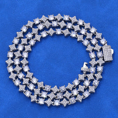 S925 Silver Moissanite Star Necklace