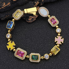 Rainbow Gemstone Necklace