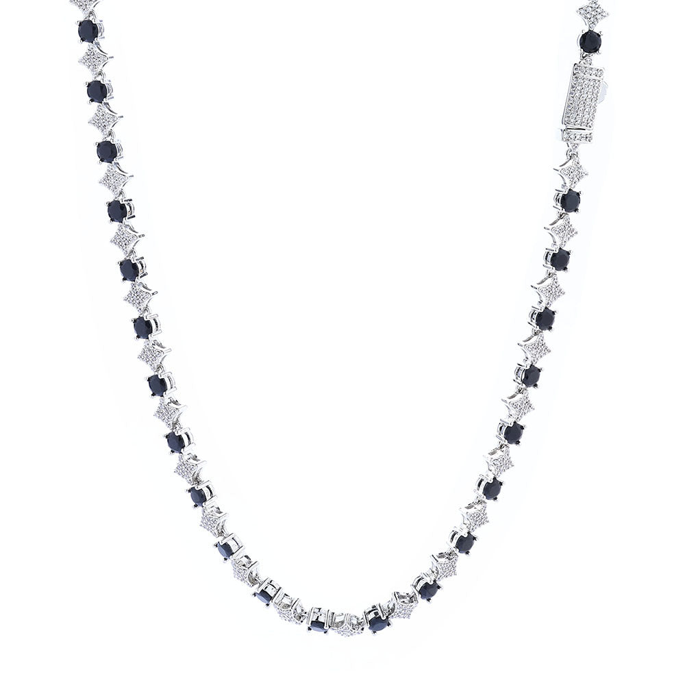 S925 Silver Moissanite Star Necklace