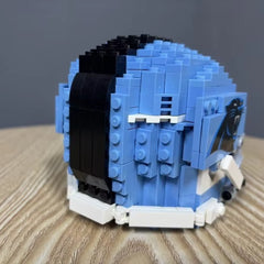 3D Football Team Logo Helmet Construction Building Blocks –  Perfect Christmas & Holiday Gift