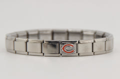 Football Team Logo Italian Charm Bracelet – Custom Gifts for Fans