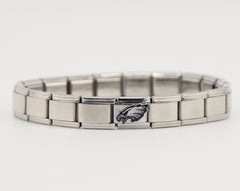 Football Team Logo Italian Charm Bracelet – Custom Gifts for Fans