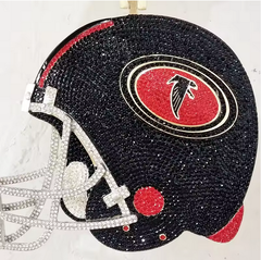Custom Football Team Logo Helmet Pendant Necklace-Personalized Gifts for Fans