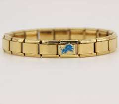 Football Team Logo Italian Charm Bracelet – Custom Gifts for Fans