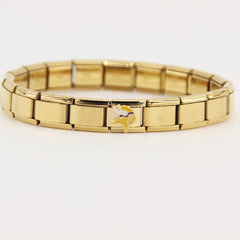 Football Team Logo Italian Charm Bracelet – Custom Gifts for Fans