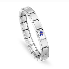 Football Team Logo Italian Charm Bracelet – Custom Gifts for Fans