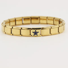 Football Team Logo Italian Charm Bracelet – Custom Gifts for Fans