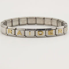 Las Vegas Raiders Italian Charm Bracelet – Fan Gift for  Birthday,Holiday & Valentine’s Day Gift