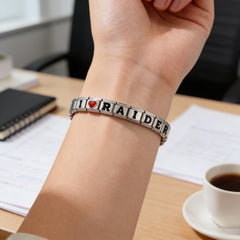 Las Vegas Raiders Italian Charm Bracelet – Fan Gift for  Birthday,Holiday & Valentine’s Day Gift