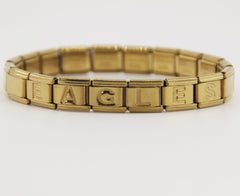 GO BIRDS  Italian Charm Bracelet -Game Day & Special Gift for Eagles Fans