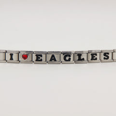 GO BIRDS  Italian Charm Bracelet -Game Day & Special Gift for Eagles Fans
