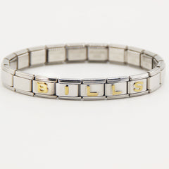 Buffalo Bills Italian Charm Bracelet – Perfect Fan Gift for Birthday, Christmas, Valentine’s Day & Game Day