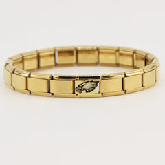 Football Team Logo Italian Charm Bracelet – Custom Gifts for Fans