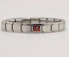 Football Team Logo Italian Charm Bracelet – Custom Gifts for Fans