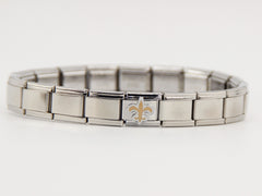 Football Team Logo Italian Charm Bracelet – Custom Gifts for Fans