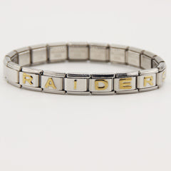 Las Vegas Raiders Italian Charm Bracelet – Fan Gift for  Birthday,Holiday & Valentine’s Day Gift