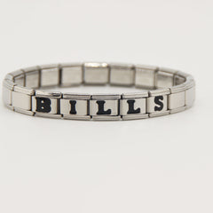 Buffalo Bills Italian Charm Bracelet – Perfect Fan Gift for Birthday, Christmas, Valentine’s Day & Game Day